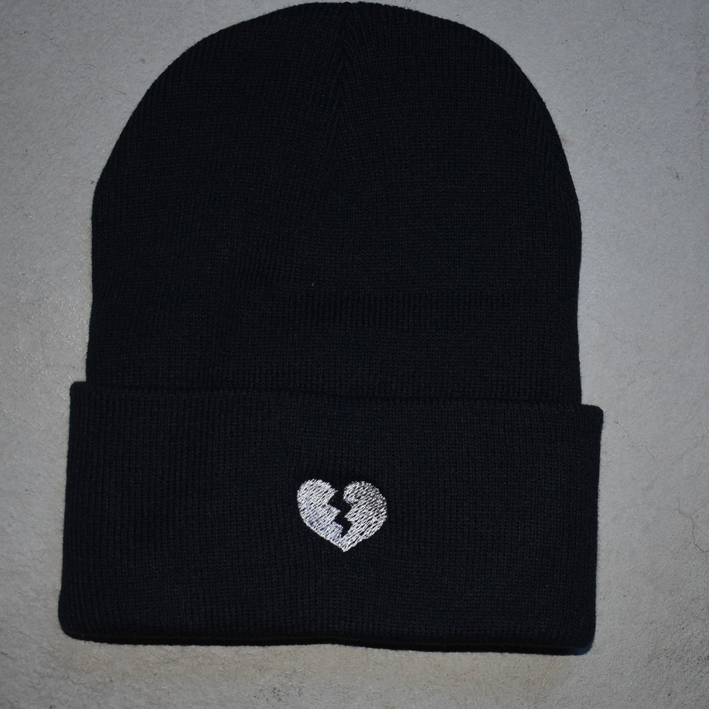 Broken heart beanie