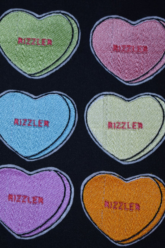 “Rizzler” iron on patch