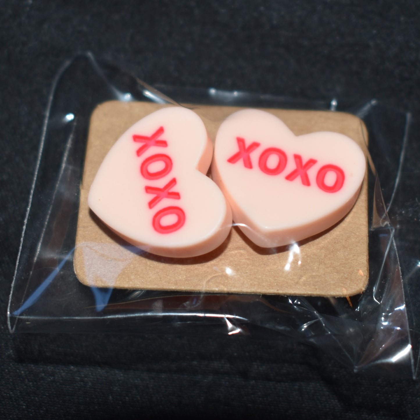 XOXO stud earrings